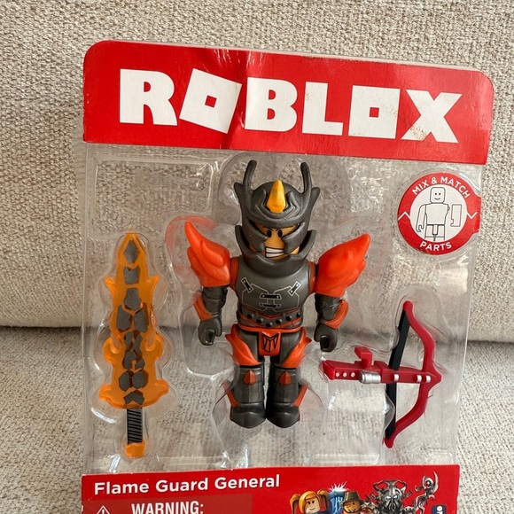 ROBLOX Jazwares Toy Flame Guard General Core Figure RARE Discontinued - Picture 2 of 4